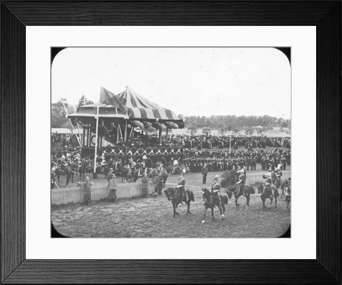 Framed Print : Tour of the Colonies - Royal Review Melbourne Framed Print : Tour of the Colonies - Royal Review Melbourne