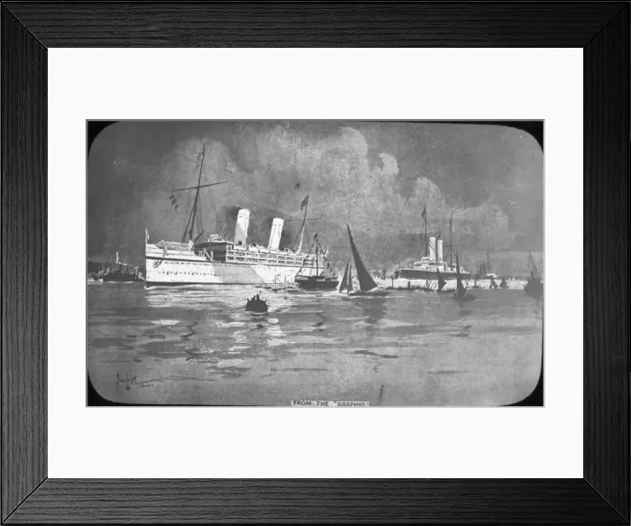 Framed Print : Tour of the Colonies - Farewell to Sydney Framed Print : Tour of the Colonies - Farewell to Sydney