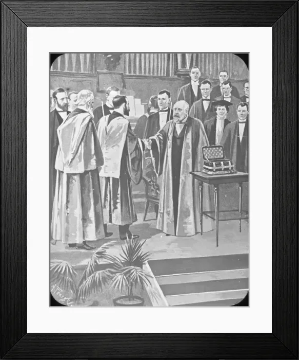 Framed Print : Tour of the Colonies - Adelaide - Degree Ceremony Framed Print : Tour of the Colonies - Adelaide - Degree Ceremony