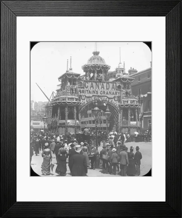 Framed Print : Tour of the Colonies - Canadian Arch, Whitehall Framed Print : Tour of the Colonies - Canadian Arch, Whitehall
