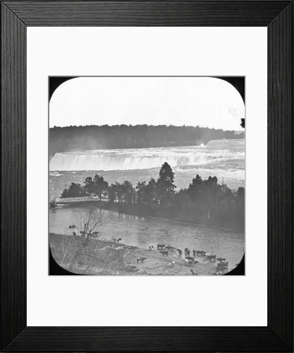 Framed Print : Tour of the Colonies - Niagara - Horseshoe falls Framed Print : Tour of the Colonies - Niagara - Horseshoe falls