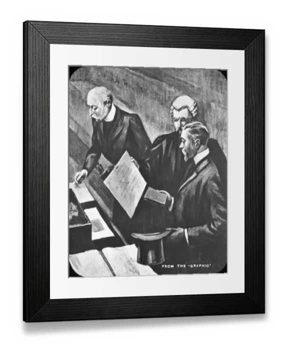 Framed Print : Tour of the Colonies - Dukes Taking Oaths Framed Print : Tour of the Colonies - Dukes Taking Oaths