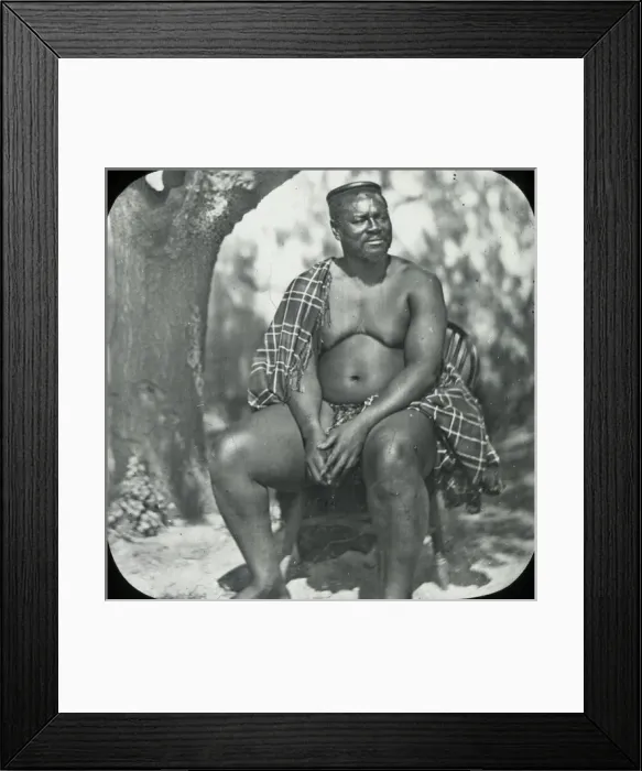 Framed Print : East Africa - King Ketchwayo Framed Print : East Africa - King Ketchwayo