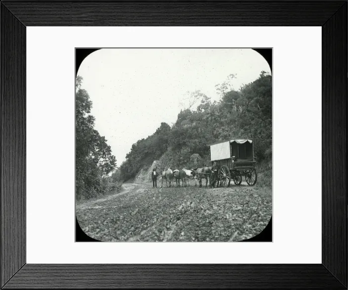 Framed Print : East Africa - Wagon In Natal Framed Print : East Africa - Wagon In Natal