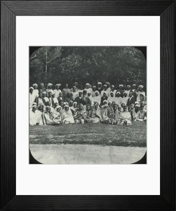 Framed Print : East Africa - Stanley and Followers Framed Print : East Africa - Stanley and Followers
