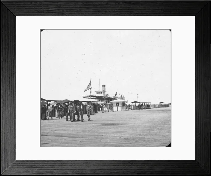 Framed Print : Chicago Worlds Fair - Lake Michigan Pier Framed Print : Chicago Worlds Fair - Lake Michigan Pier