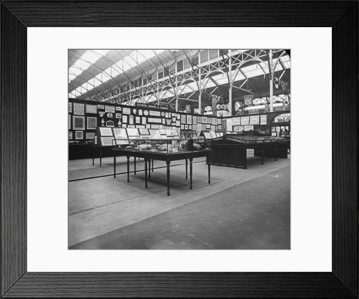 Framed Print : Chicago Worlds Fair - London School Board Exhibit Framed Print : Chicago Worlds Fair - London School Board Exhibit