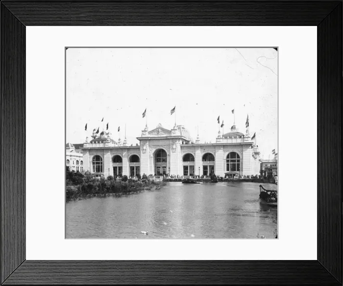 Framed Print : Chicago Worlds Fair - Mining Building Framed Print : Chicago Worlds Fair - Mining Building