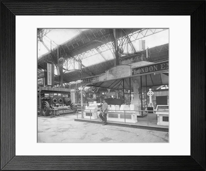 Framed Print : Chicago Worlds Fair - English Exhibit Framed Print : Chicago Worlds Fair - English Exhibit