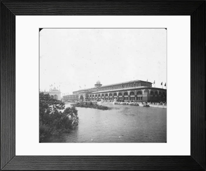 Framed Print : Chicago Worlds Fair - Transportation Buildings Framed Print : Chicago Worlds Fair - Transportation Buildings