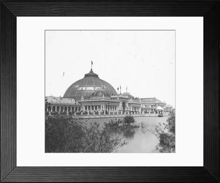 Framed Print : Chicago Worlds Fair - Closer view of Horticultural Building Framed Print : Chicago Worlds Fair - Closer view of Horticultural Building