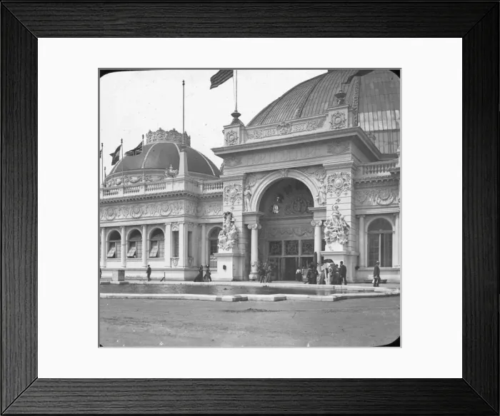 Framed Print : Chicago Worlds Fair - East Door Framed Print : Chicago Worlds Fair - East Door