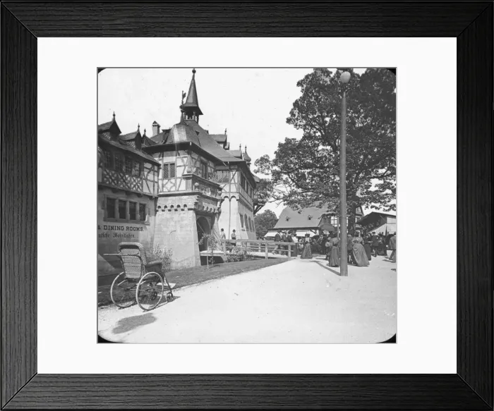 Framed Print : Chicago Worlds Fair - German Village Framed Print : Chicago Worlds Fair - German Village