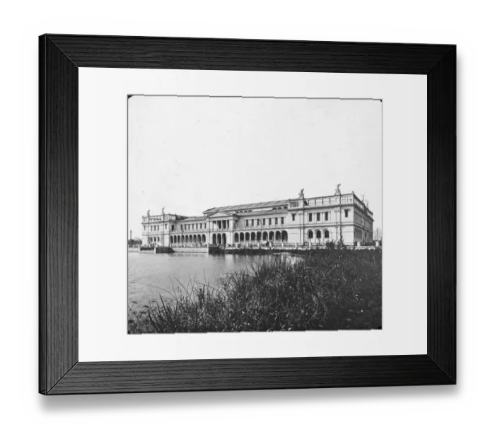 Framed Print : Chicago Worlds Fair - The Womans Building Framed Print : Chicago Worlds Fair - The Womans Building