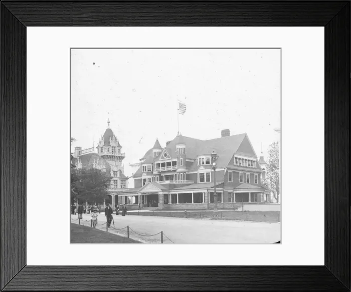 Framed Print : Chicago Worlds Fair - Winsconsin State Building Framed Print : Chicago Worlds Fair - Winsconsin State Building