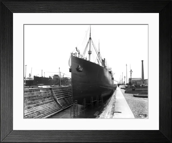 Framed Print : Harland & Wolff Collection - National Museums NI Framed Print : Harland & Wolff Collection - National Museums NI