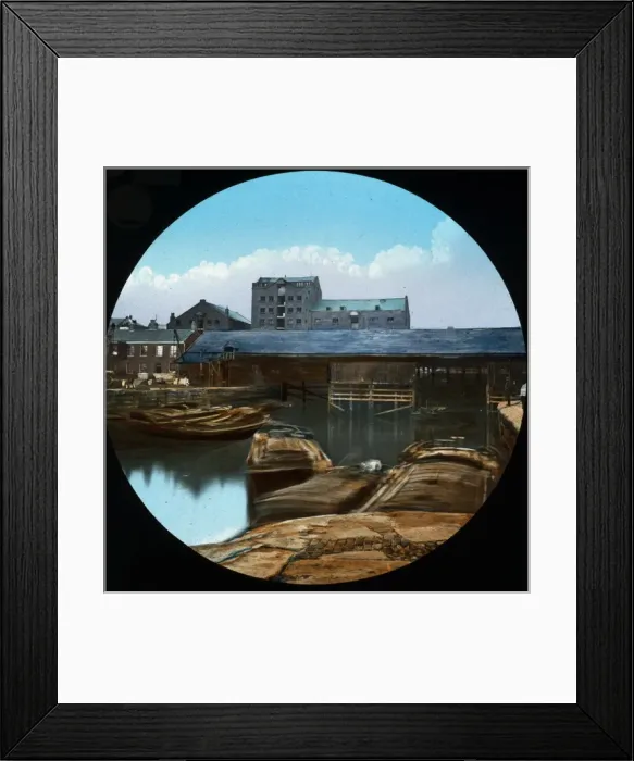 Framed Print : Liverpool - Dukes Dock Bridgewater canal Framed Print : Liverpool - Dukes Dock Bridgewater canal