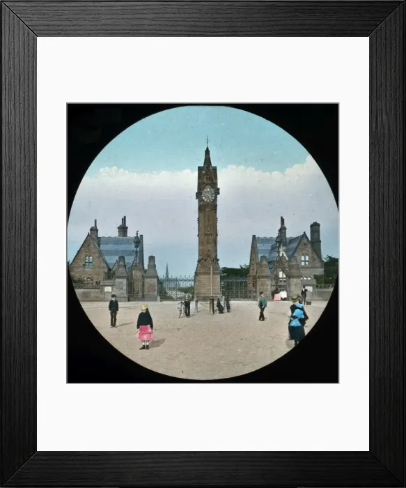 Framed Print : Liverpool - Clock tower Sefton Park Liverpool Framed Print : Liverpool - Clock tower Sefton Park Liverpool