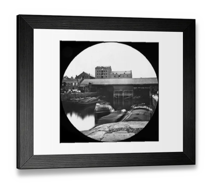 Framed Print : Liverpool - Dukes Dock Framed Print : Liverpool - Dukes Dock