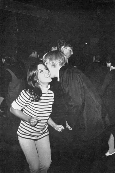 Deana Martin and Ray Williams dancing at a 1960s nightclub
