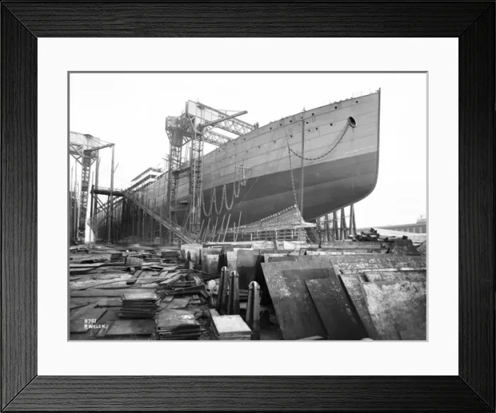 Framed Print : Harland & Wolff Collection - National Museums NI Framed Print : Harland & Wolff Collection - National Museums NI