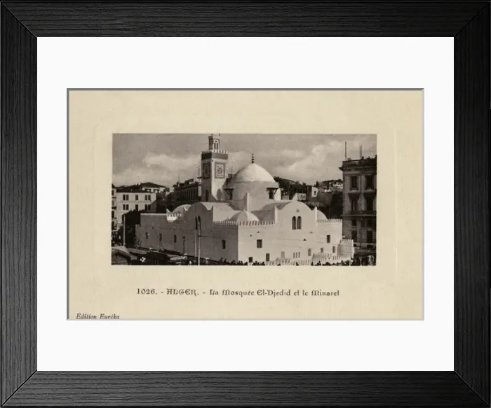 Framed Print : Djemaa el-Djedid mosque and Minaret. Algiers, Algeria Framed Print : Djemaa el-Djedid mosque and Minaret. Algiers, Algeria