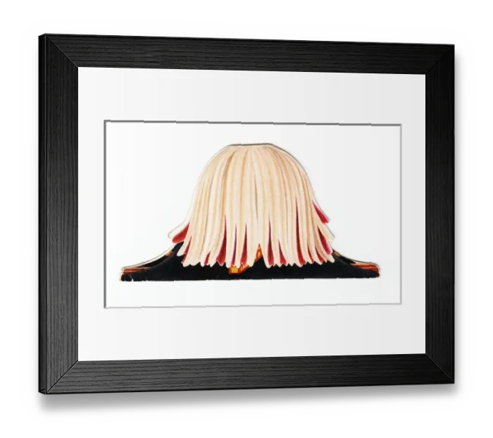 Framed Print : Greetings card in the shape of a cocked hat with plume Framed Print : Greetings card in the shape of a cocked hat with plume