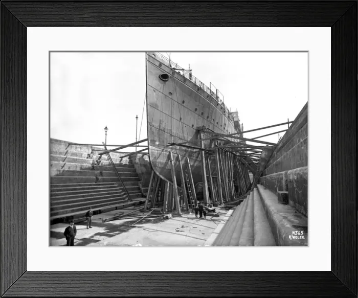 Framed Print : Harland & Wolff Collection - National Museums NI Framed Print : Harland & Wolff Collection - National Museums NI