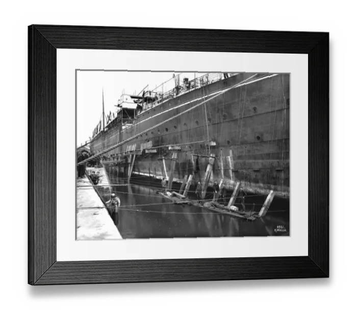 Framed Print : Harland & Wolff Collection - National Museums NI Framed Print : Harland & Wolff Collection - National Museums NI