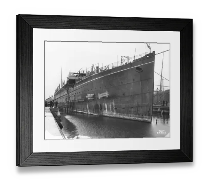 Framed Print : Harland & Wolff Collection - National Museums NI Framed Print : Harland & Wolff Collection - National Museums NI