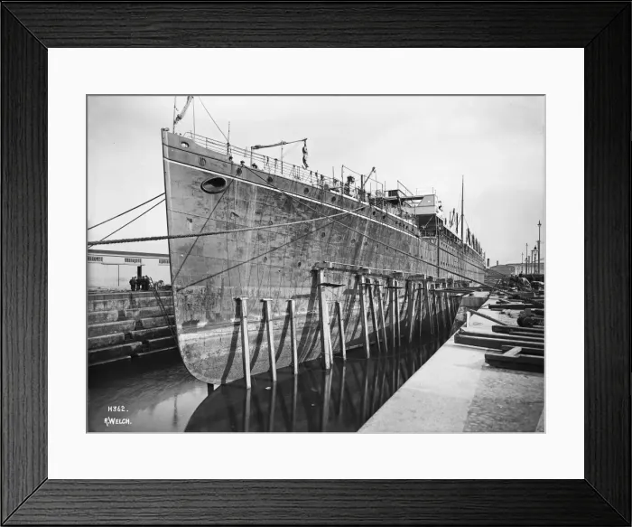 Framed Print : Harland & Wolff Collection - National Museums NI Framed Print : Harland & Wolff Collection - National Museums NI