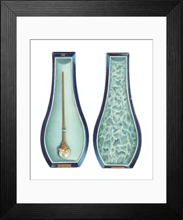 Framed Print : Greetings card with conductors baton in a case Framed Print : Greetings card with conductors baton in a case