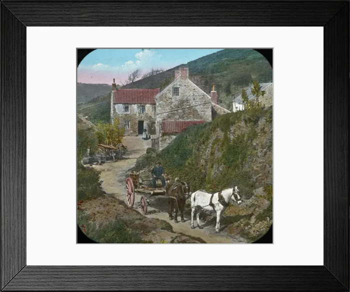 Framed Print : The Channel Islands - Jersey Farm House Framed Print : The Channel Islands - Jersey Farm House