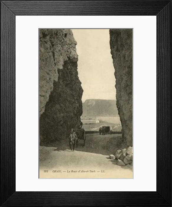 Framed Print : Road to Aﮭel-turk, Oran Framed Print : Road to Aﮭel-turk, Oran