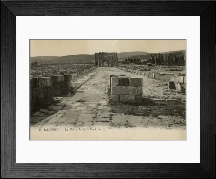Framed Print : North Gate, Lambaesis