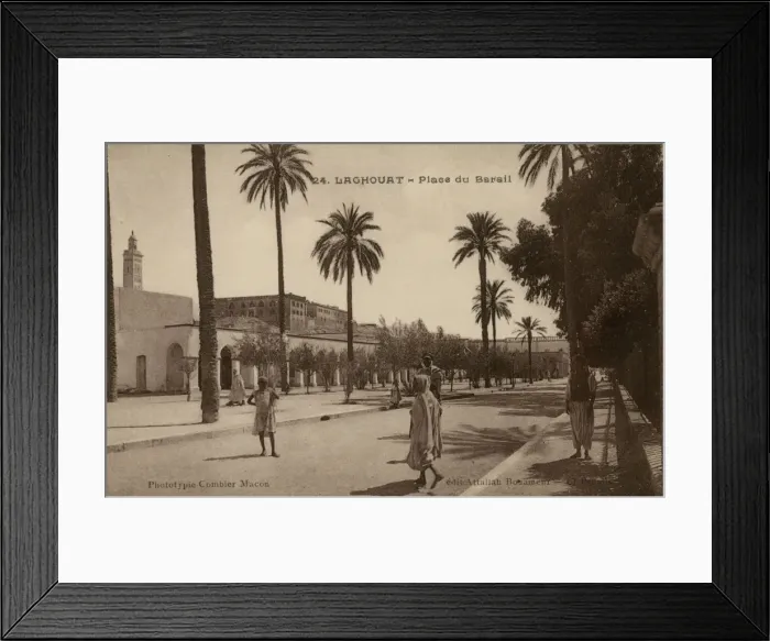 Framed Print : Barail Square, Laghouat Framed Print : Barail Square, Laghouat