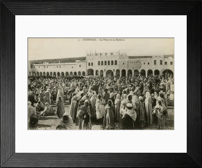 Framed Print : The square, Ghardaia Framed Print : The square, Ghardaia