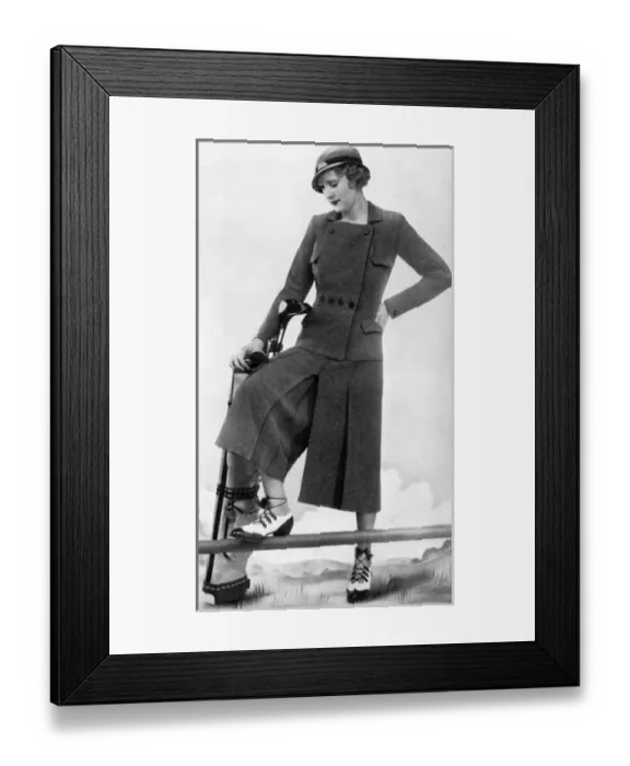 Framed Print : Golfing outfit from Marshall and Snelgrove Framed Print : Golfing outfit from Marshall and Snelgrove