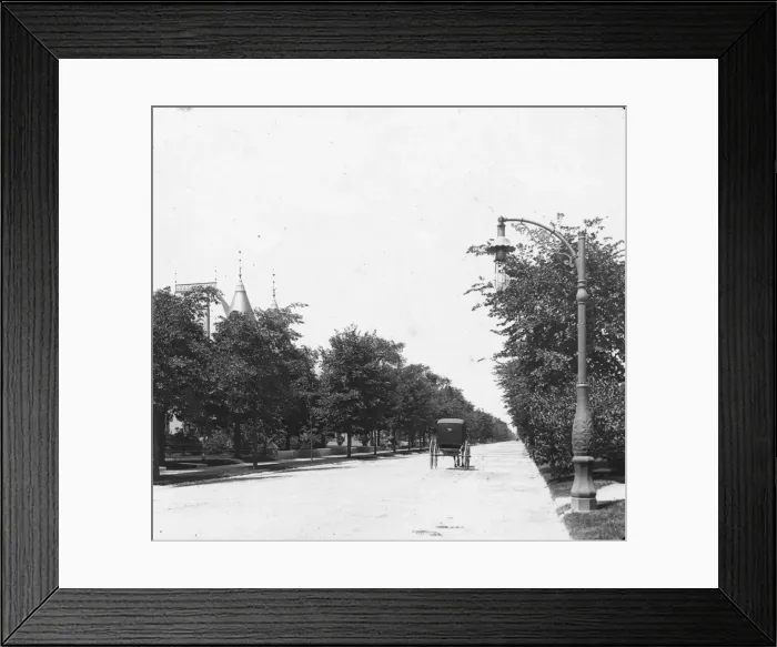 Framed Print : Chicago Worlds Fair - Drexel Boulevards Framed Print : Chicago Worlds Fair - Drexel Boulevards