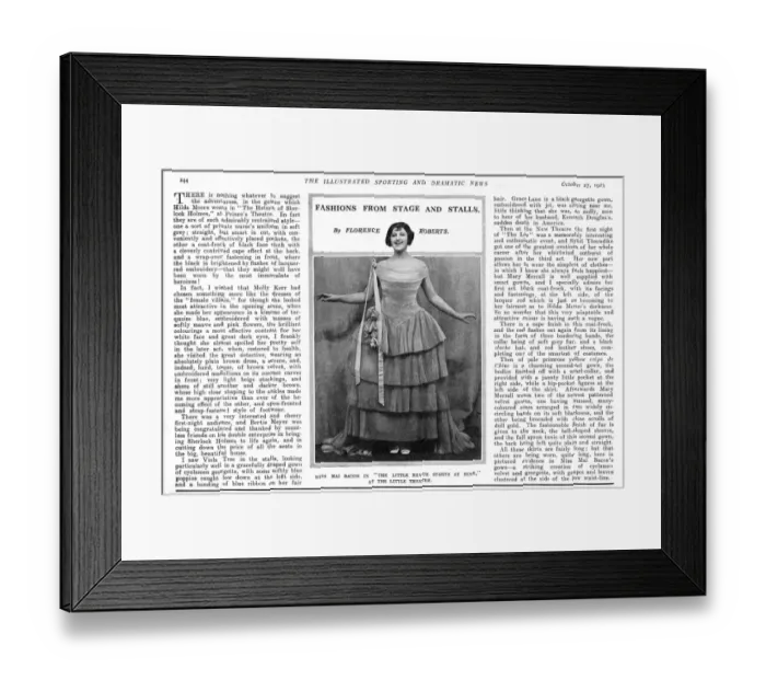 Framed Print : Mae Bacon - British Actress Framed Print : Mae Bacon - British Actress