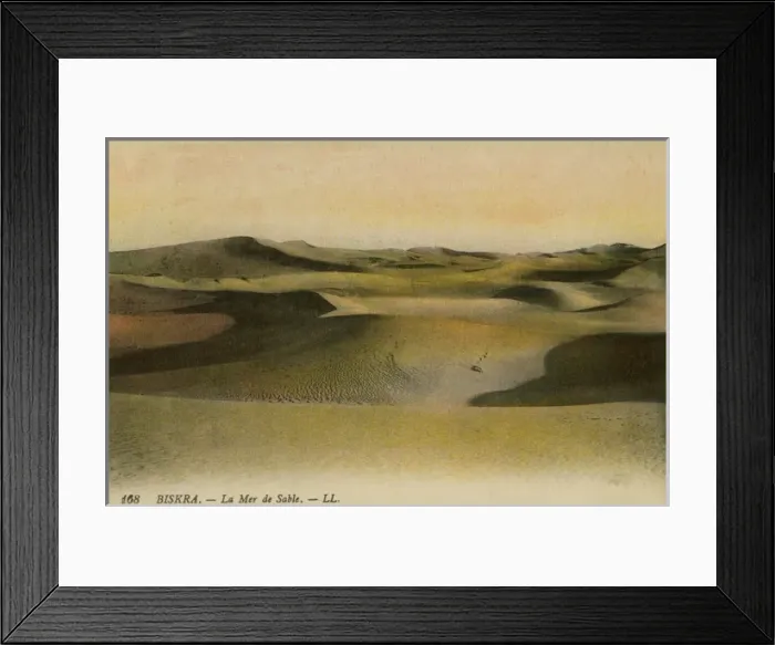 Framed Print : The sea of sand, Biskra Framed Print : The sea of sand, Biskra