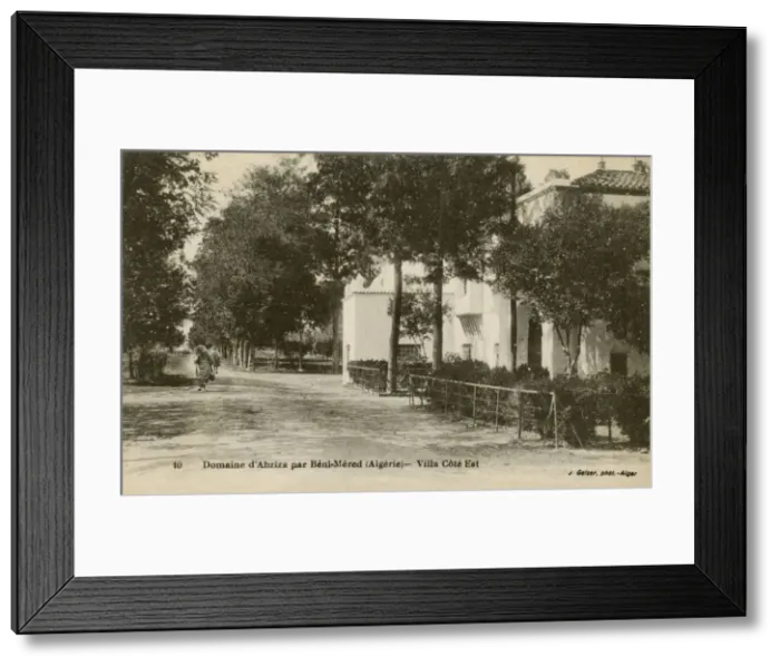 Framed Print : East side of the villa, Abziza Farm, B鮩Md Framed Print : East side of the villa, Abziza Farm, B鮩Md