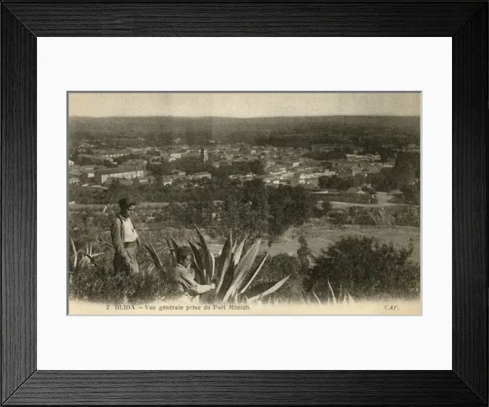 Framed Print : General view of Blida, from the Fort of Mimich Framed Print : General view of Blida, from the Fort of Mimich