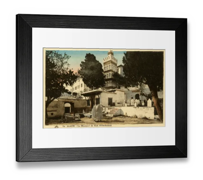 Framed Print : Mosque of Sidi Abderhaman, Algiers Framed Print : Mosque of Sidi Abderhaman, Algiers
