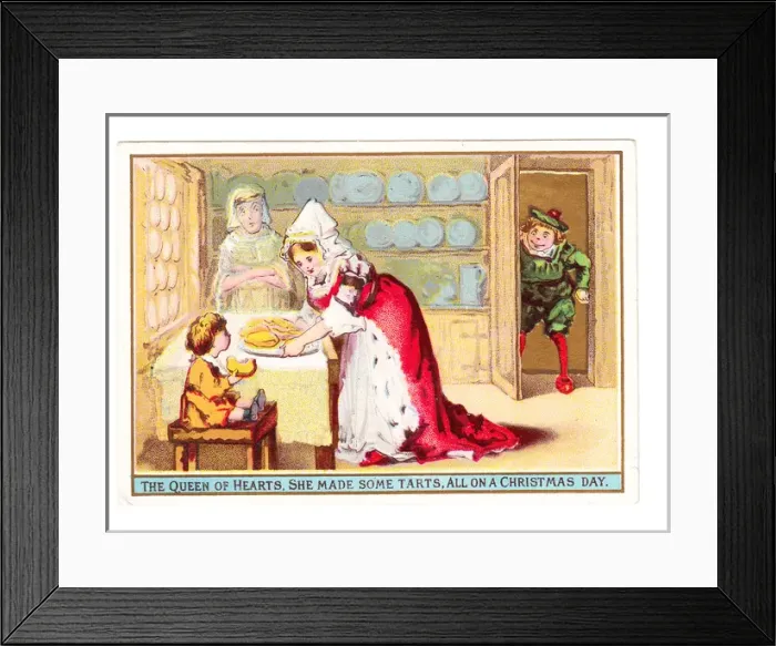 Framed Print : The Queen of Hearts, She Made Some Tarts Framed Print : The Queen of Hearts, She Made Some Tarts