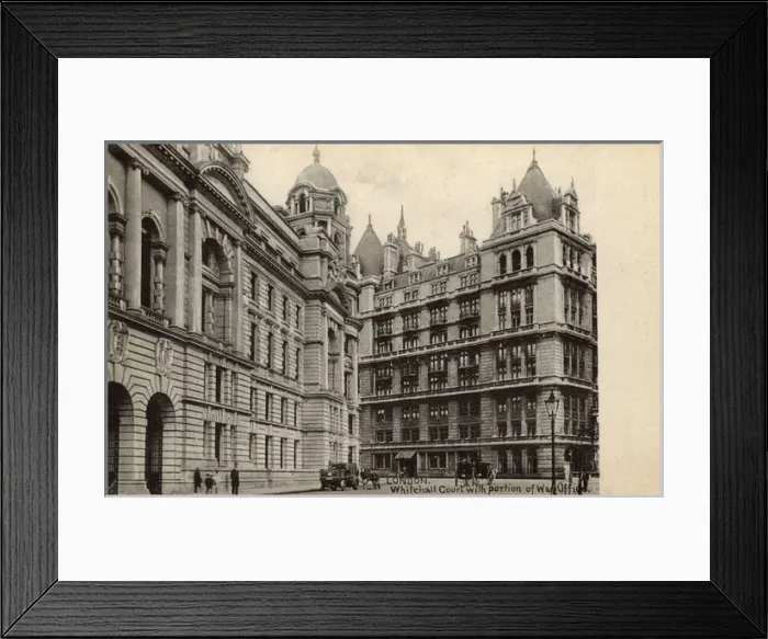 Framed Print : London - Whitehall Court with a portion of the War Office Framed Print : London - Whitehall Court with a portion of the War Office