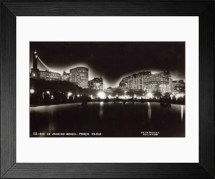 Framed Print : Rio de Janeiro, Brazil - Praca Paris Framed Print : Rio de Janeiro, Brazil - Praca Paris