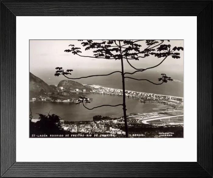 Framed Print : Rio de Janeiro, Brazil - Rodrigo de Freitas Lagoon Framed Print : Rio de Janeiro, Brazil - Rodrigo de Freitas Lagoon