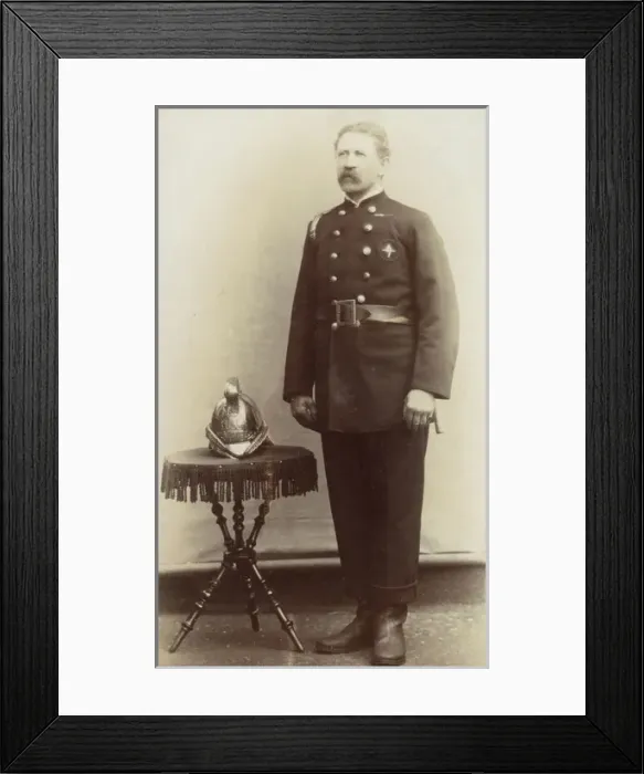 Framed Print : Charles Samuel Egerton, London fireman Framed Print : Charles Samuel Egerton, London fireman