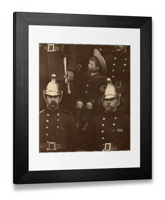 Framed Print : Charles Samuel Egerton, London fireman